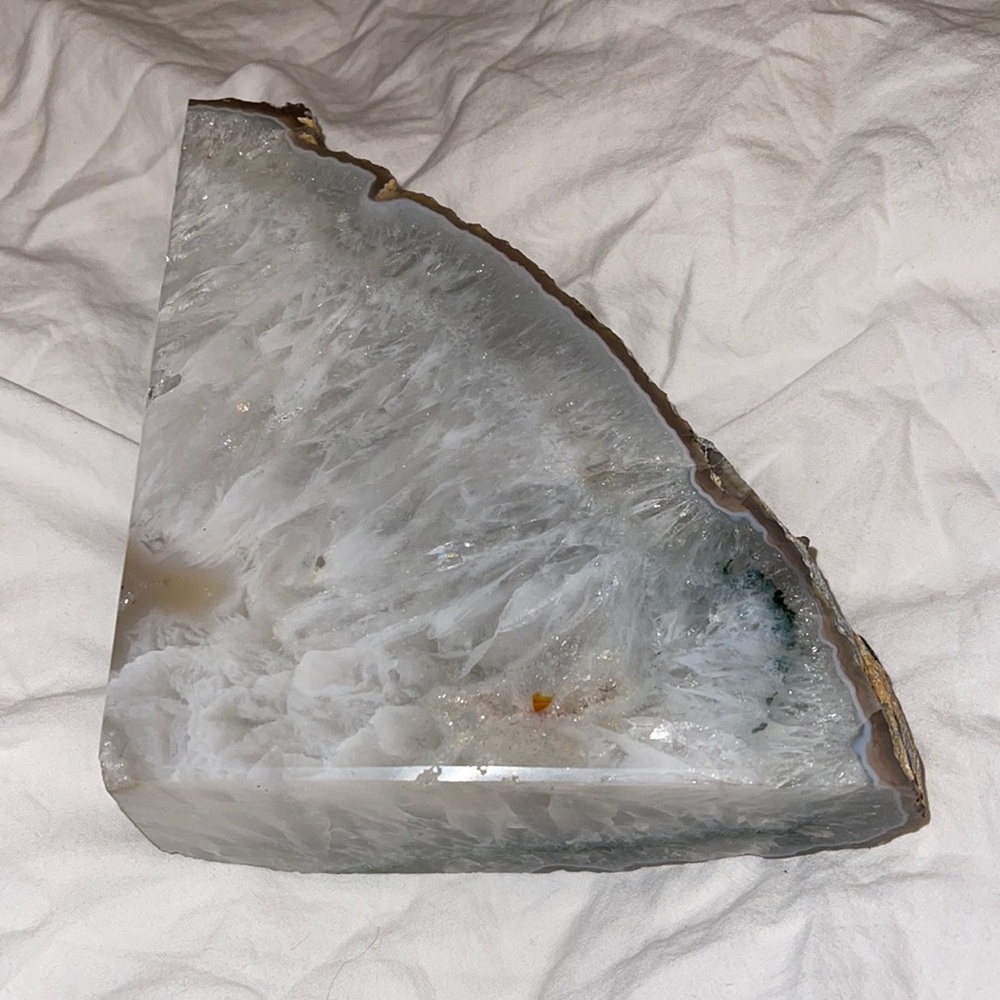 Agate Crystal Bookend Right Side